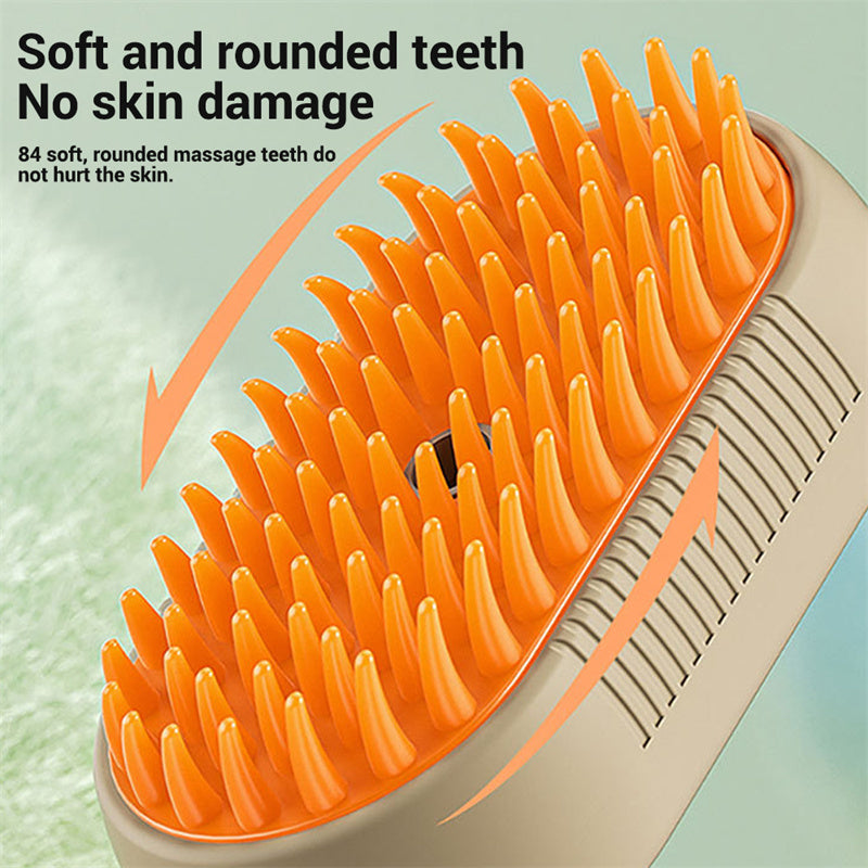3-in-1 Steam Grooming Brush