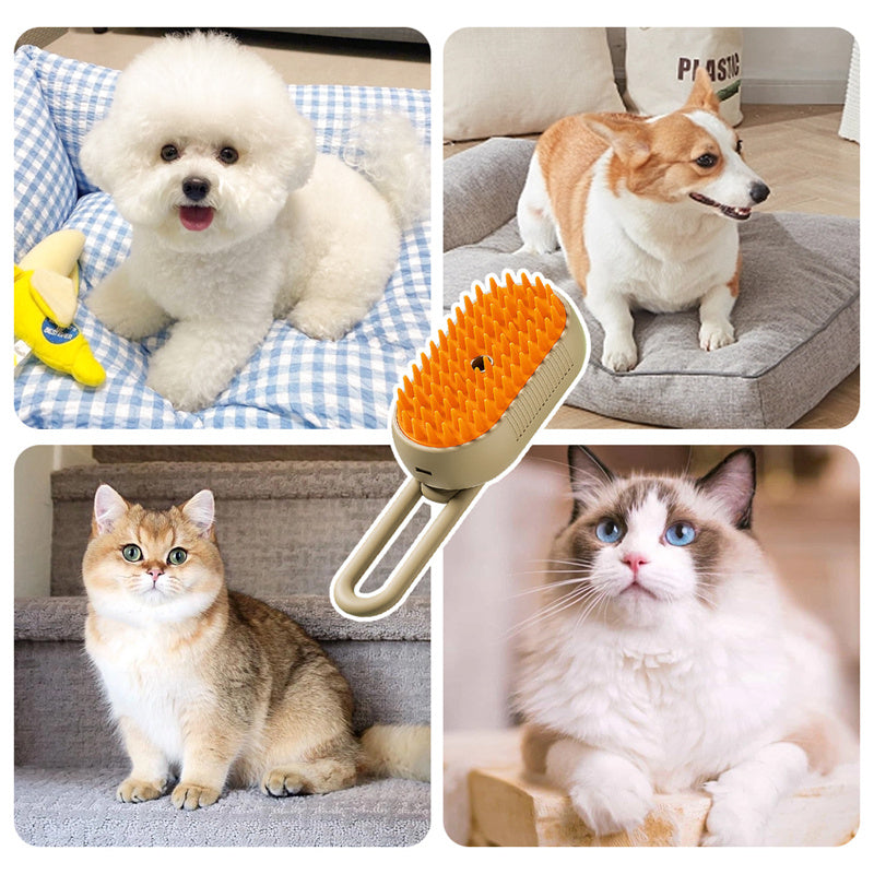 3-in-1 Steam Grooming Brush